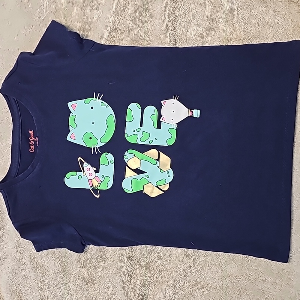 Cat & Jack Navy Tee